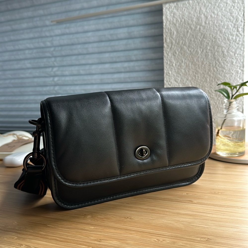 Coach quilted crossbody bag